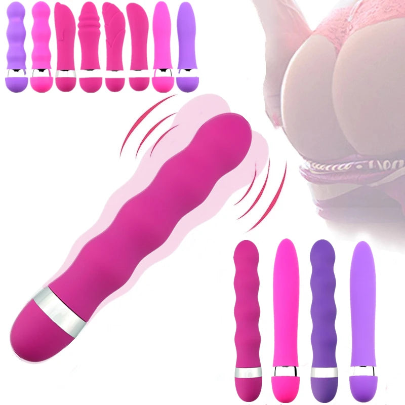 Vibrador Multivelocidad para Punto G, Vagina y Clítoris – Juguete Erótico para Mujeres