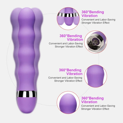 Vibrador Multivelocidad para Punto G, Vagina y Clítoris – Juguete Erótico para Mujeres