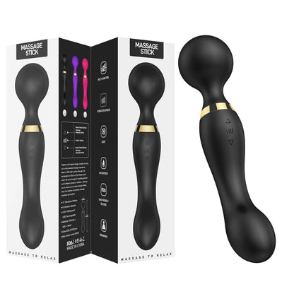 Vibrador Tipo Varita – Estimulador de Punto G, Vibrador de Clítoris, Masajeador con 8 Velocidades y 20 Patrones