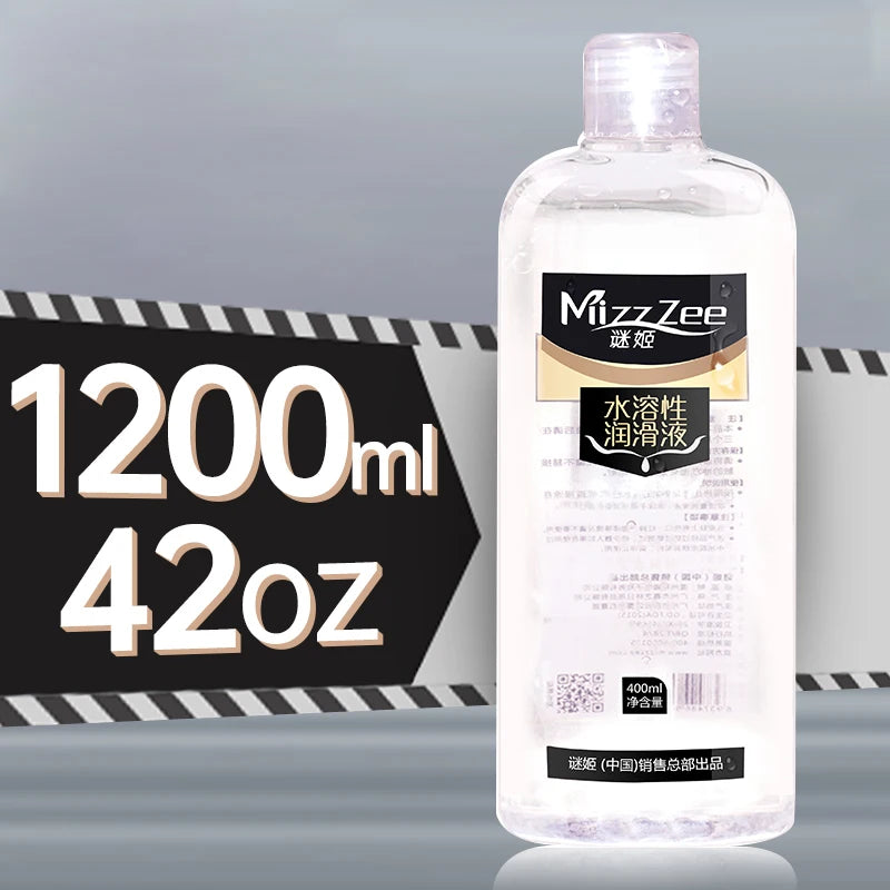 Lubricante Íntimo 400 ml / 800 ml / 1200 ml – Uso Vaginal y Anal, Fácil de Limpiar y Apto para Parejas