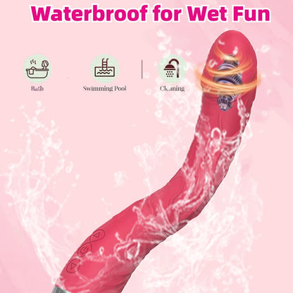 Vibrador AV Wand 2025 – 10 Velocidades y Cabezal Realista