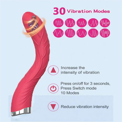 Vibrador AV Wand 2025 – 10 Velocidades y Cabezal Realista
