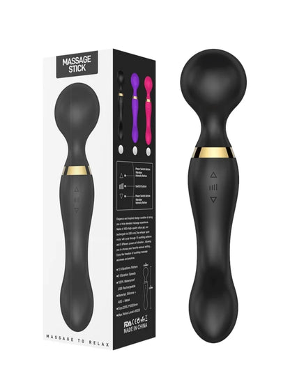 Vibrador Tipo Varita – Estimulador de Punto G, Vibrador de Clítoris, Masajeador con 8 Velocidades y 20 Patrones